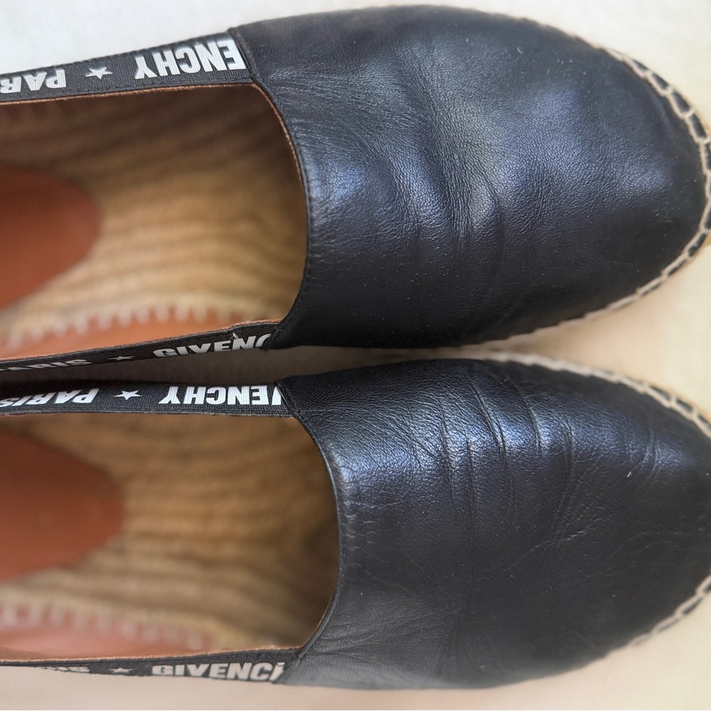 Givenchy Black Leather Espadrilles - Picture 6 of 6